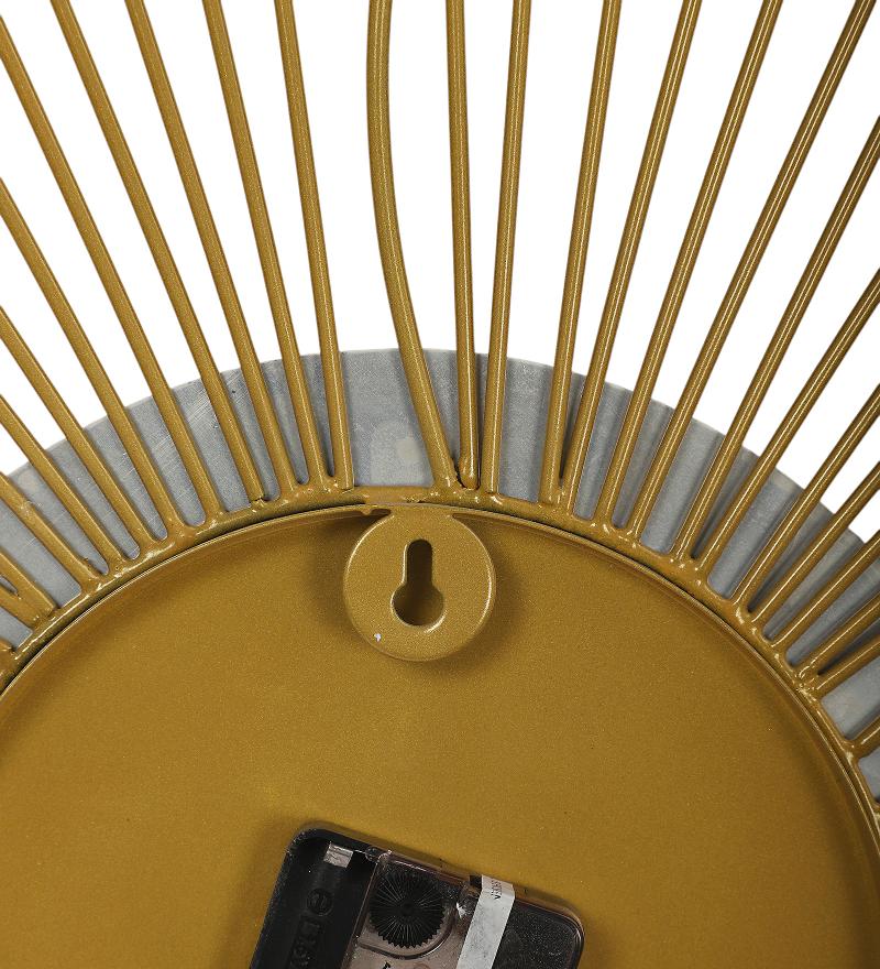 Gold Flower Shape Wall Mirror