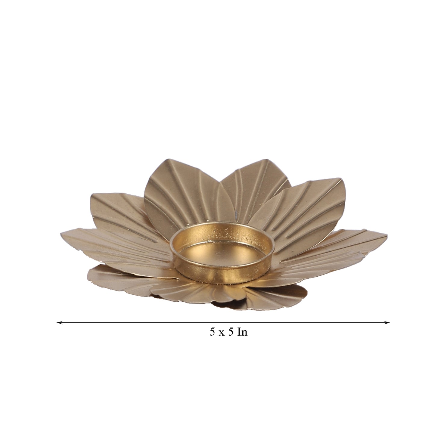 Flower Shape Tealight Holders Set of 5