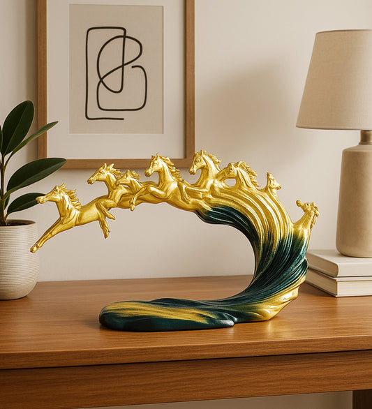 Seven Running Horses Table Decor