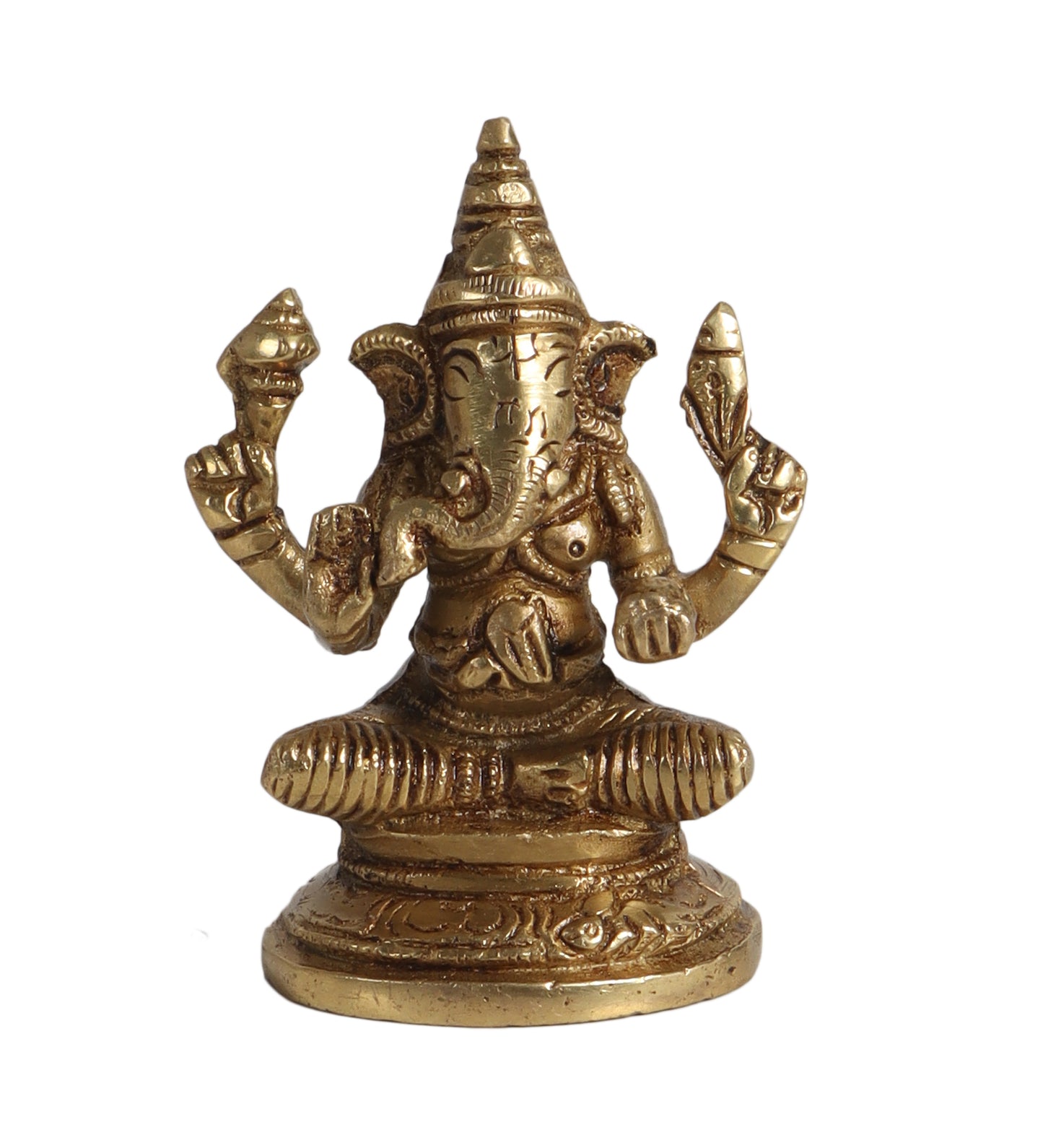 Brass Laxmi Ganesh & Saraswati Idol