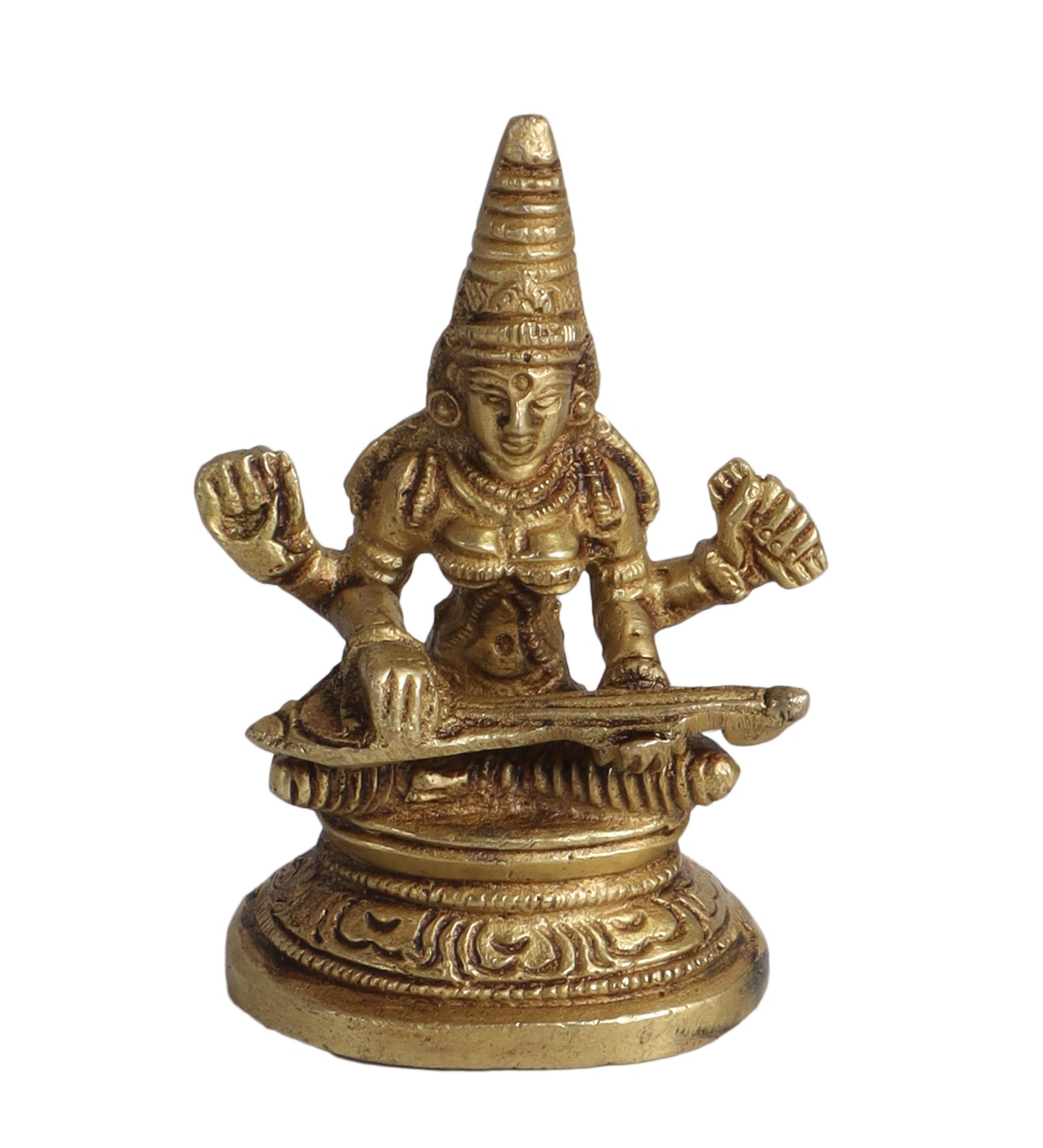 Brass Laxmi Ganesh & Saraswati Idol