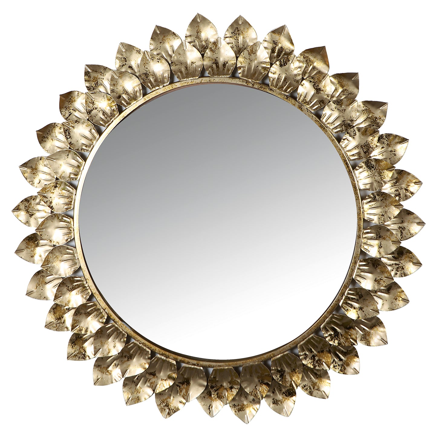 Gold Foil Leaves Mirror