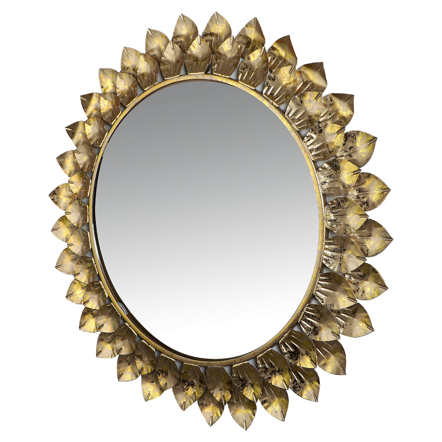 Gold Foil Leaves Mirror