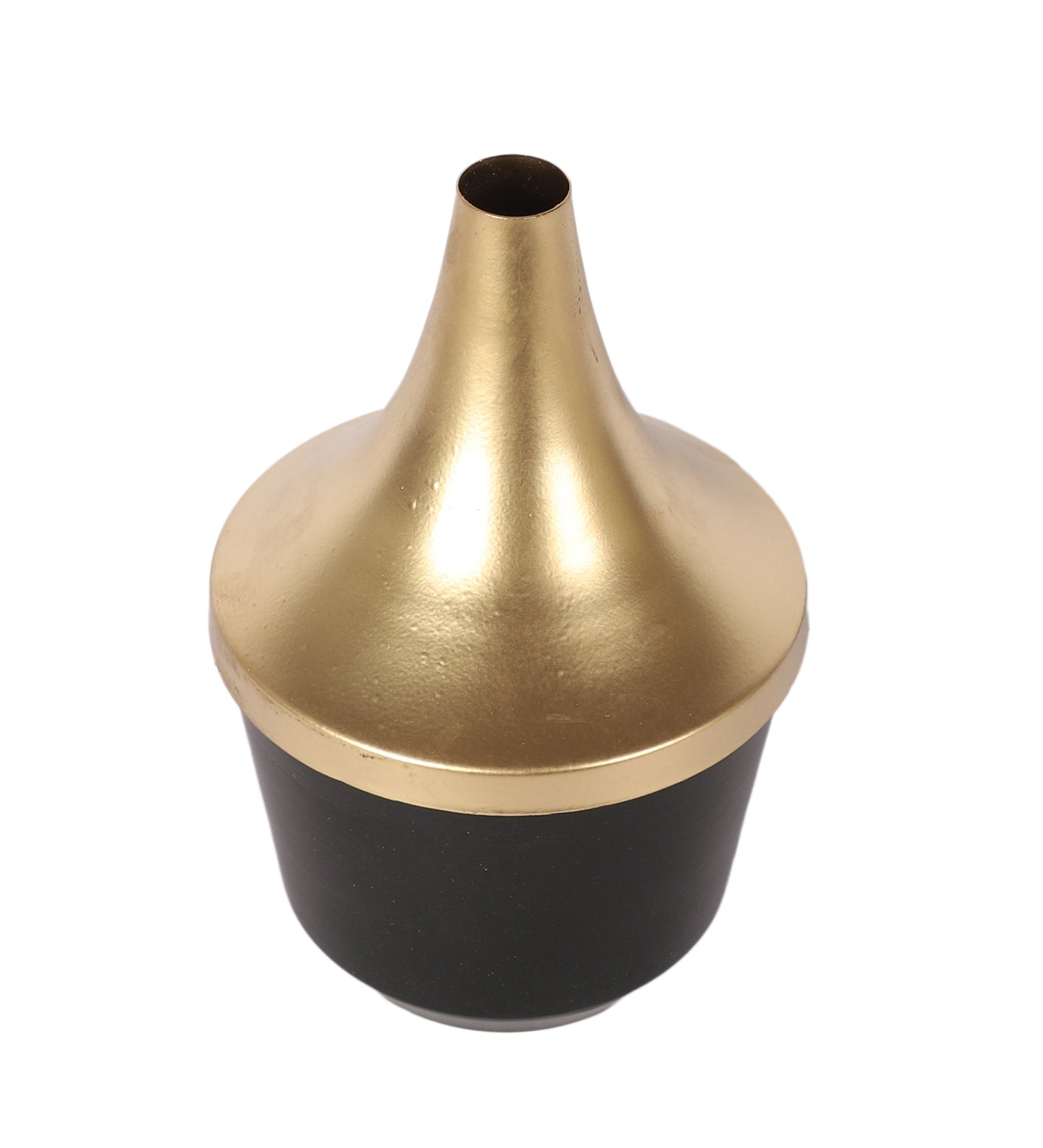 Black & Gold Wine Flower Pot