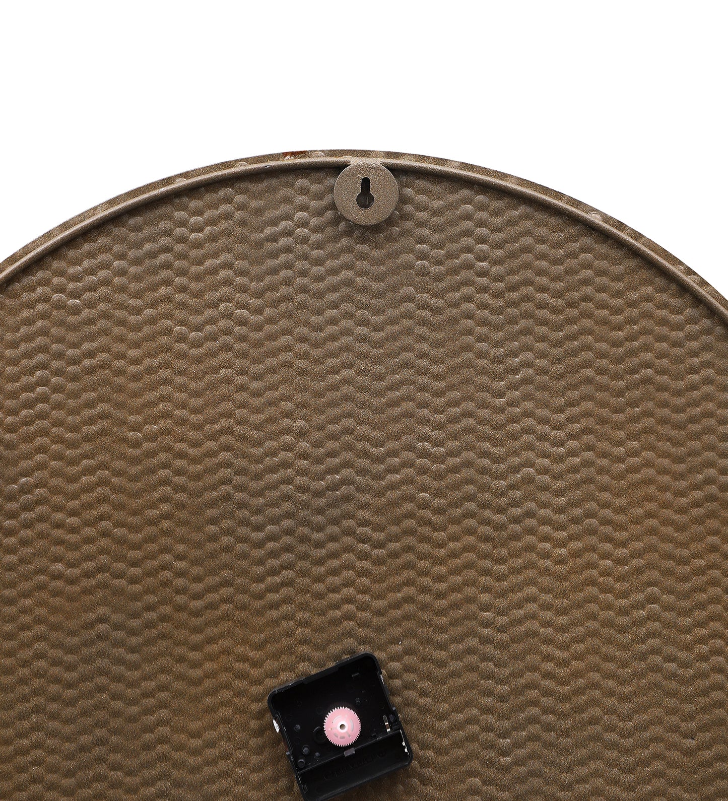 Gold Small Hammered Wall Clock