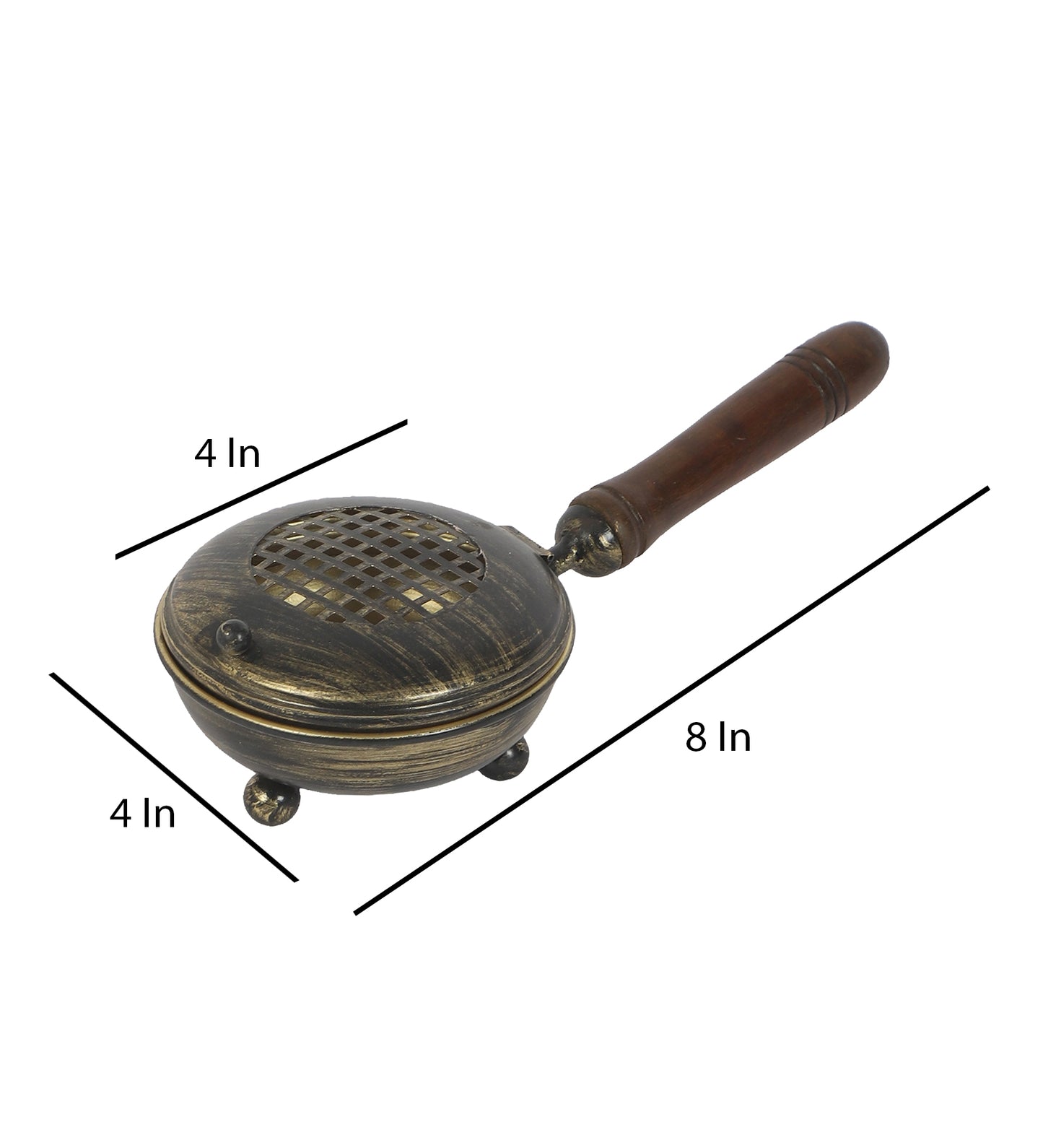 Metal Lobaan With Long Wooden Handle