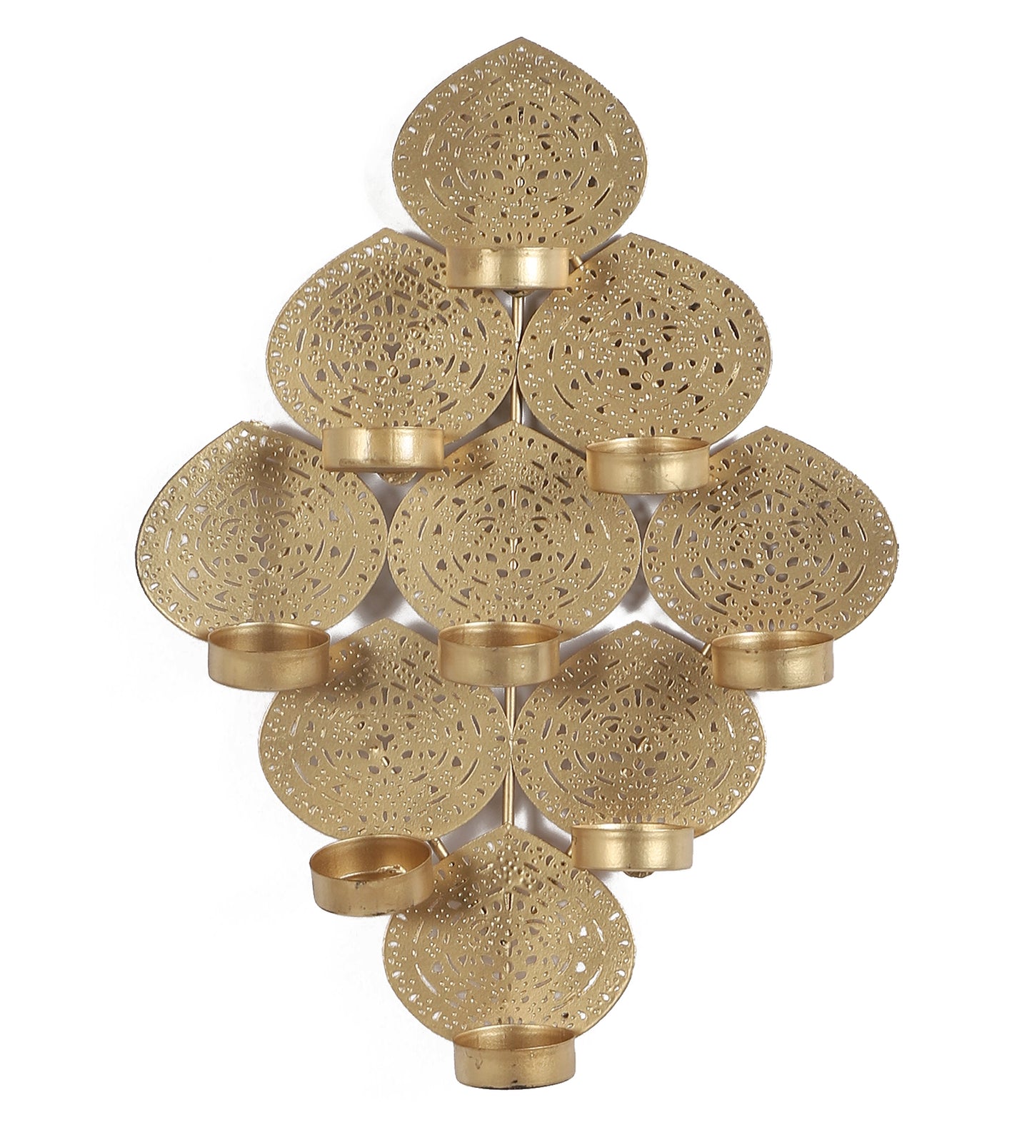 Hanging 9 Leaf Tealight Holder