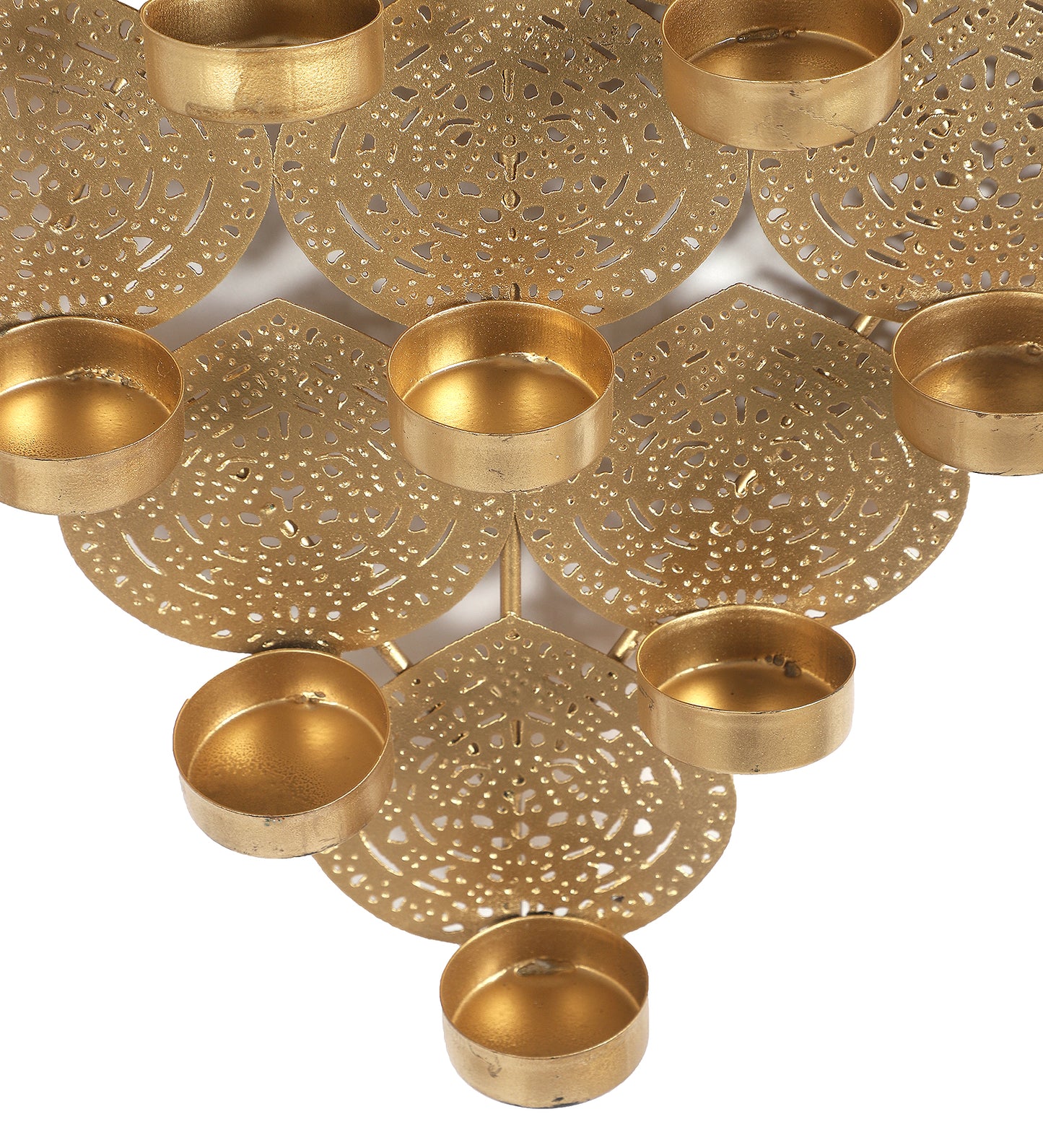 Hanging 9 Leaf Tealight Holder