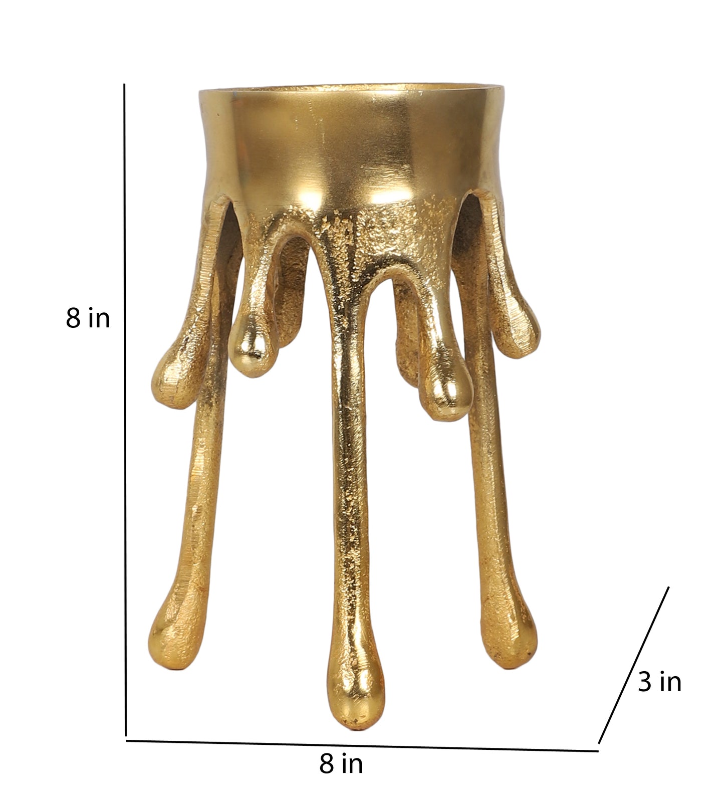 Melting Drops Candle Stand Set of 2