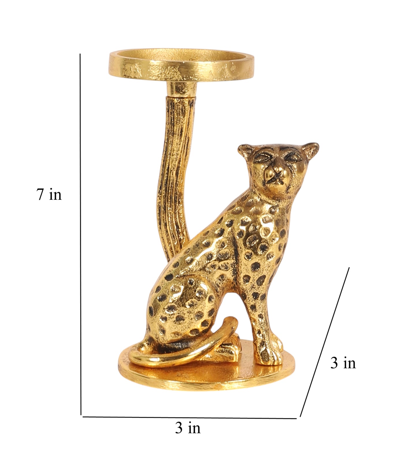Panther ALuminum Candle Stand