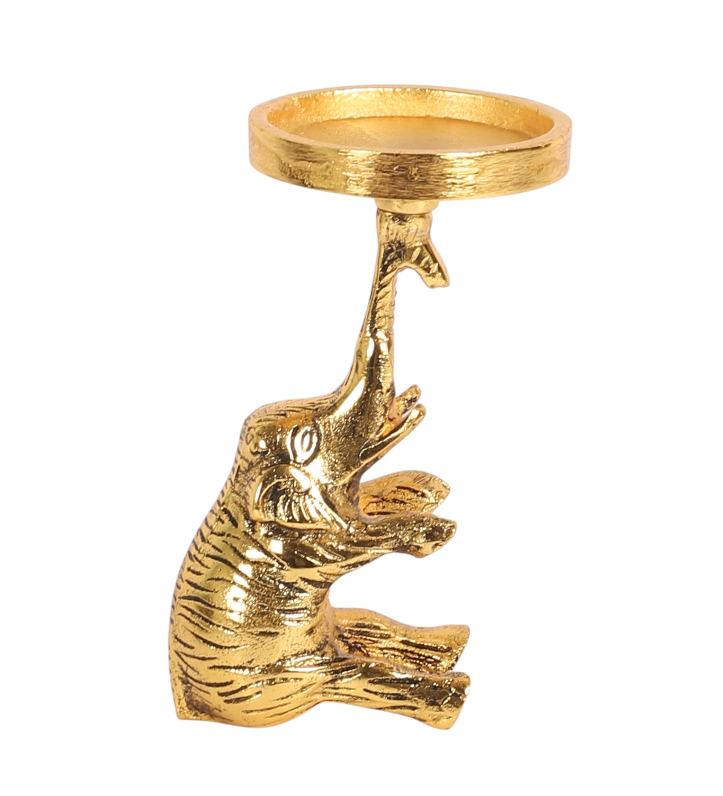 Elephant  ALuminum Candle Stand