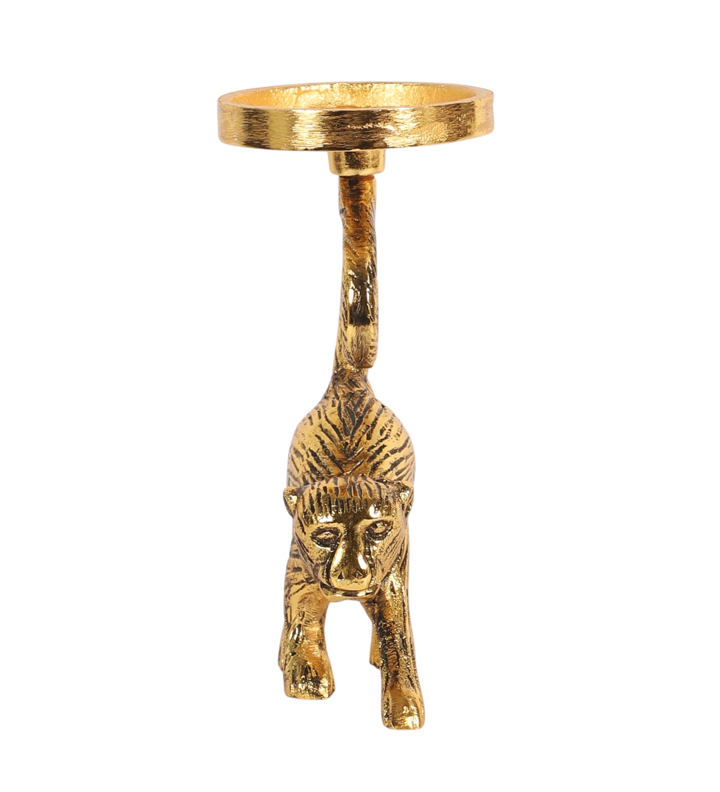 Monkey Aluminum Candle Stand