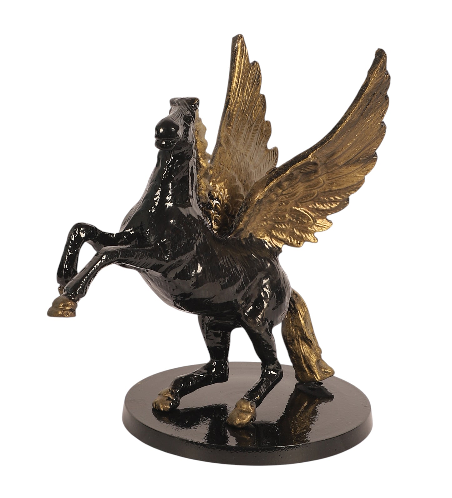 Black & Gold Horse Table Decor