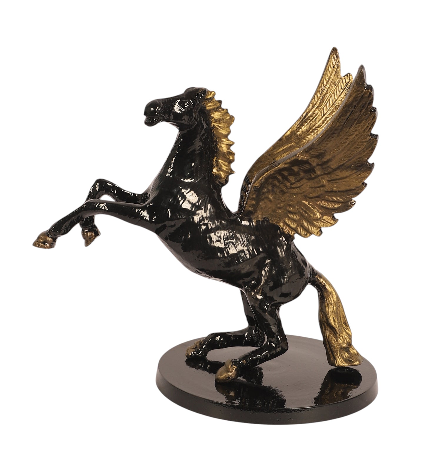 Black & Gold Horse Table Decor