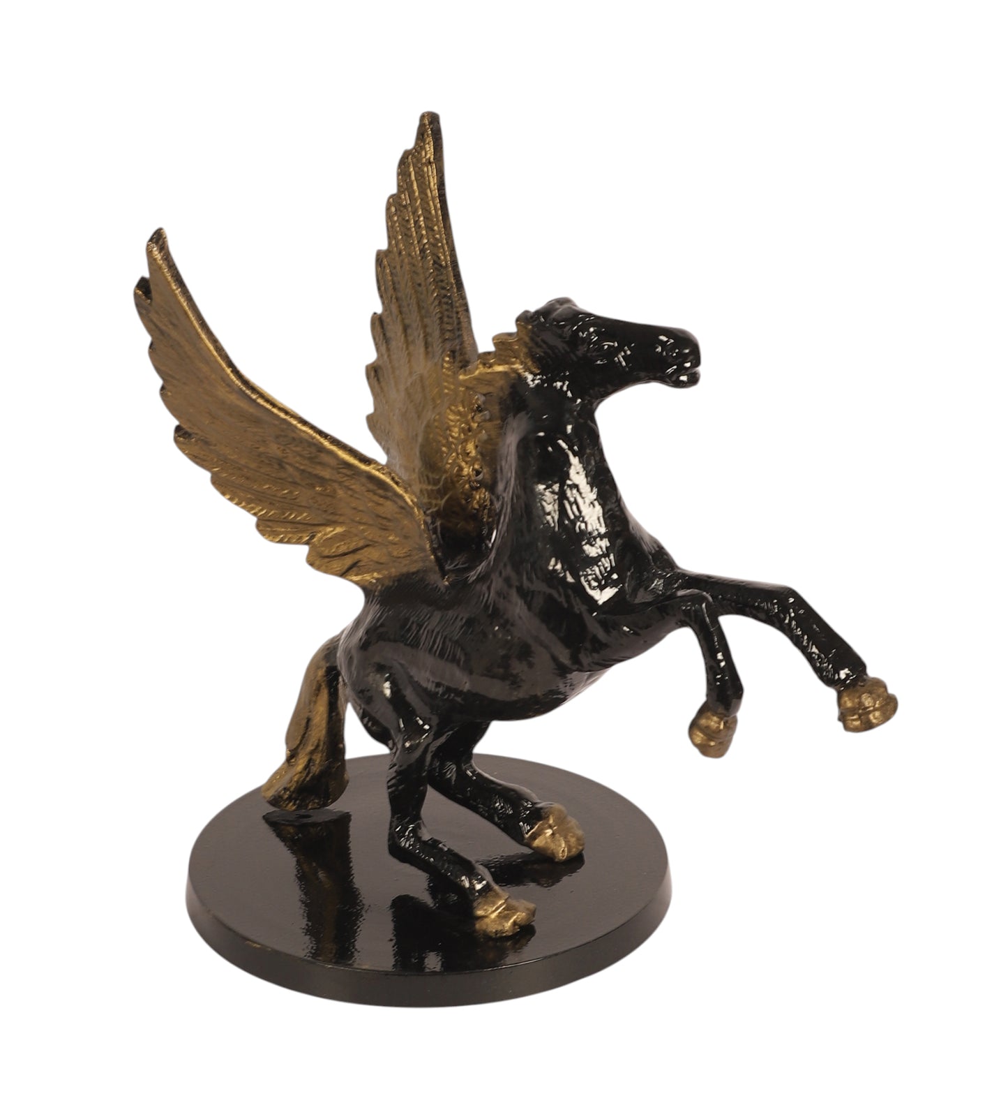 Black & Gold Horse Table Decor
