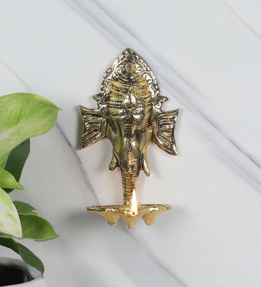 Wall Gold ALuminum Elephant DIa