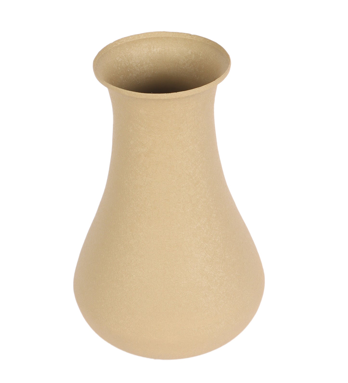 Biege Textured Flower Pot