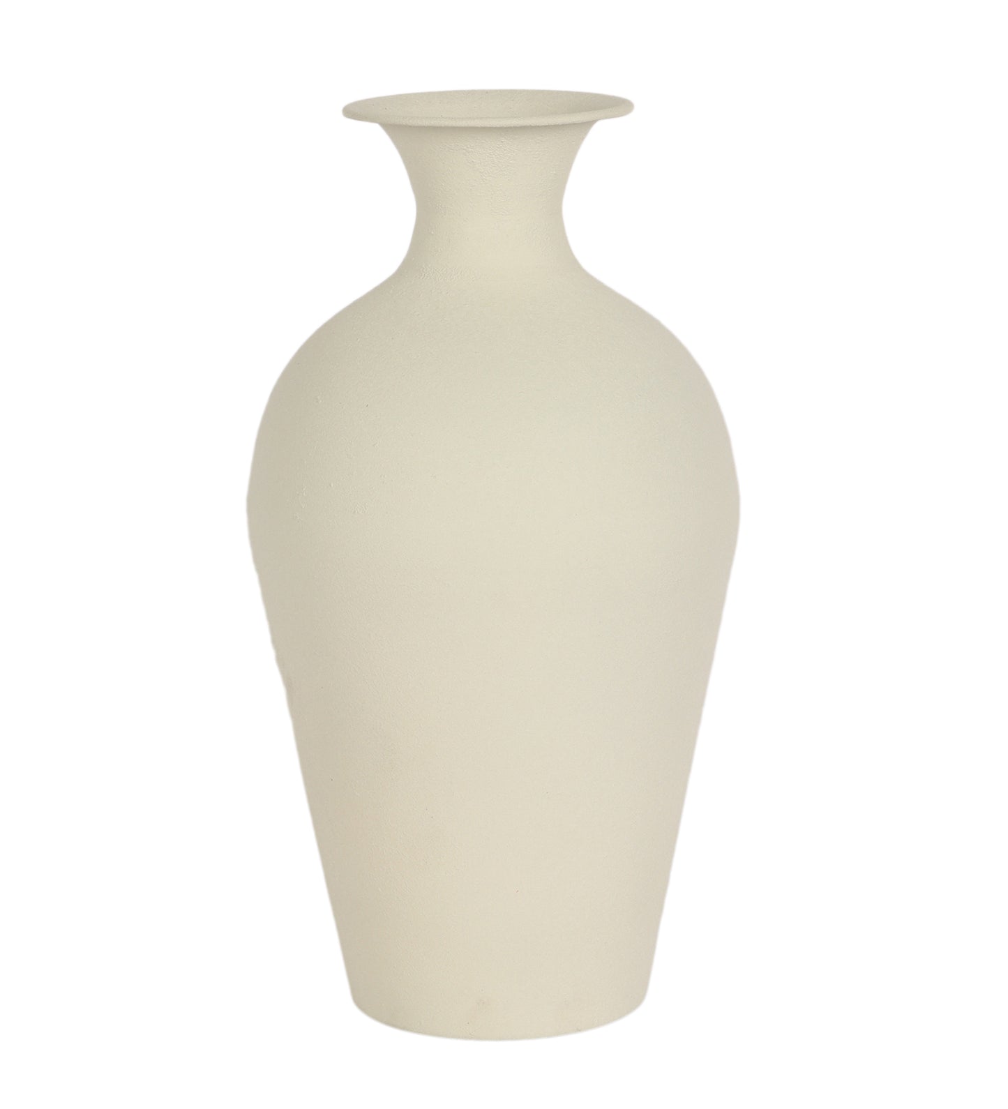 Off White Textured Flower Pot