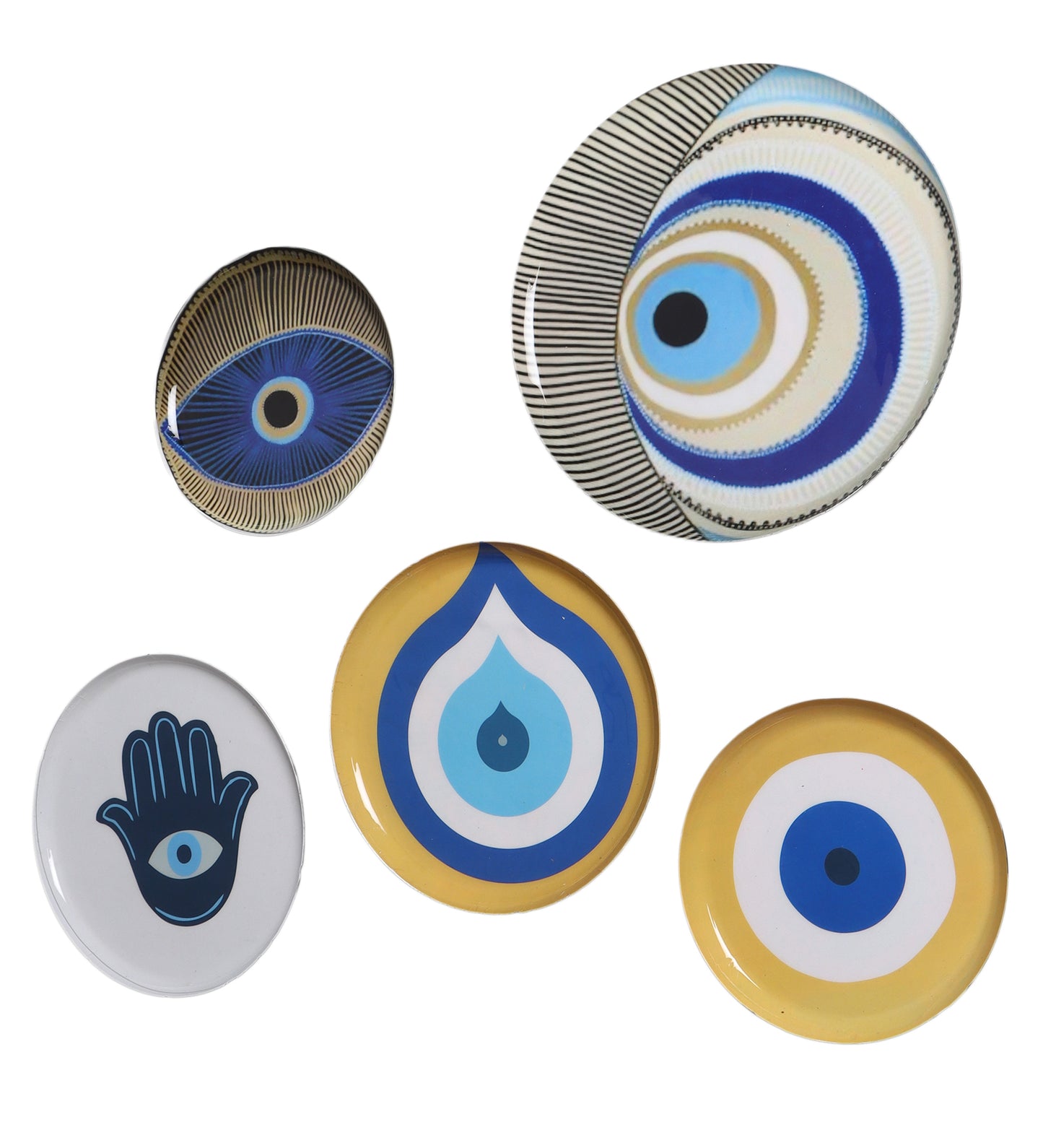 Evil Eye Meena Art set of 5