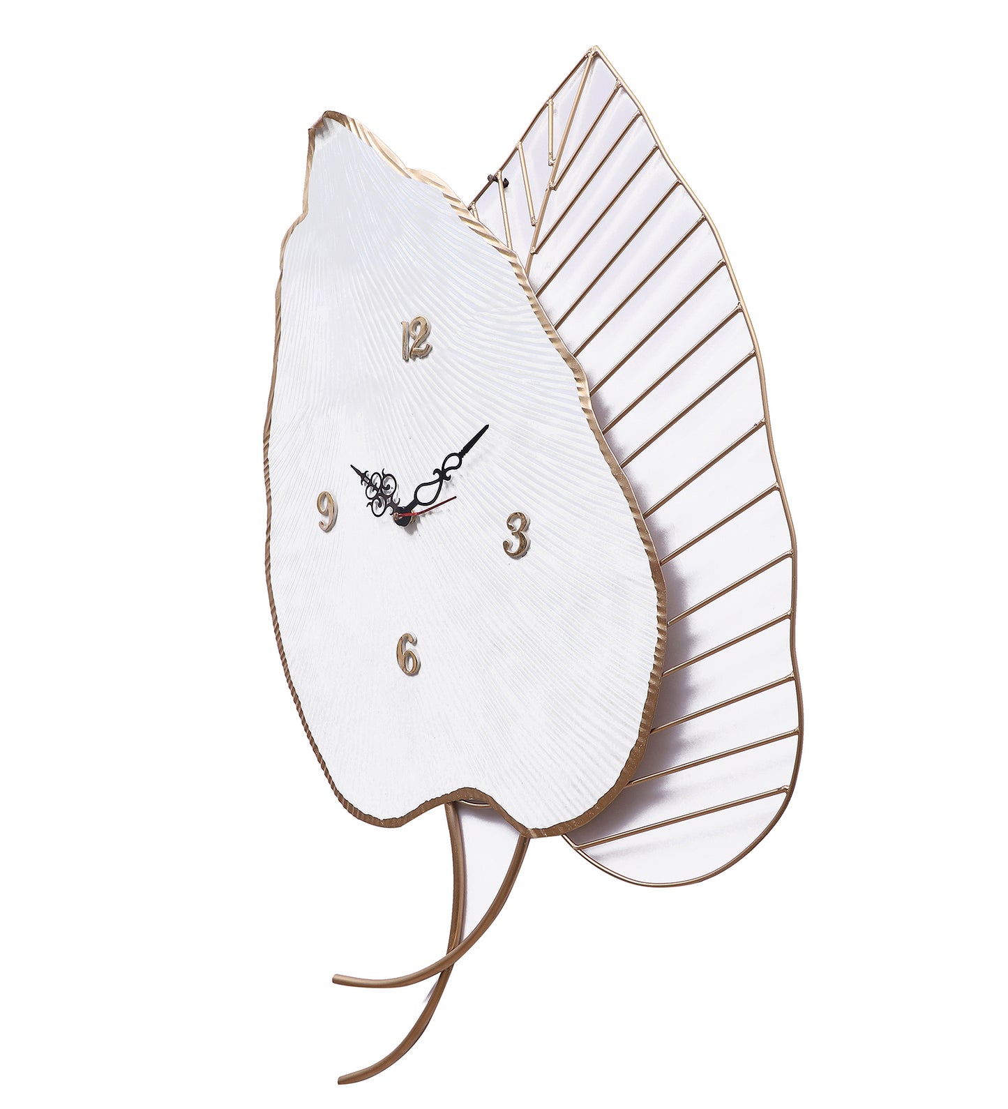 Double Leaf Wall Clock