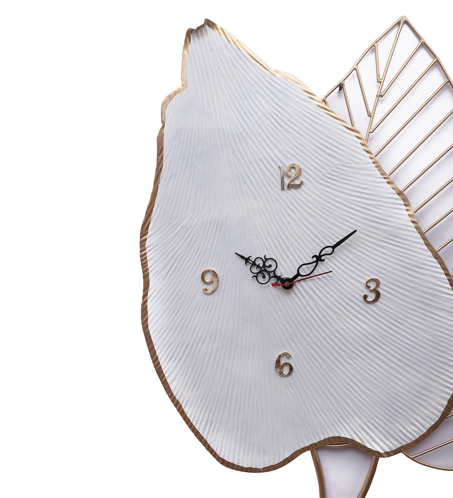 Double Leaf Wall Clock