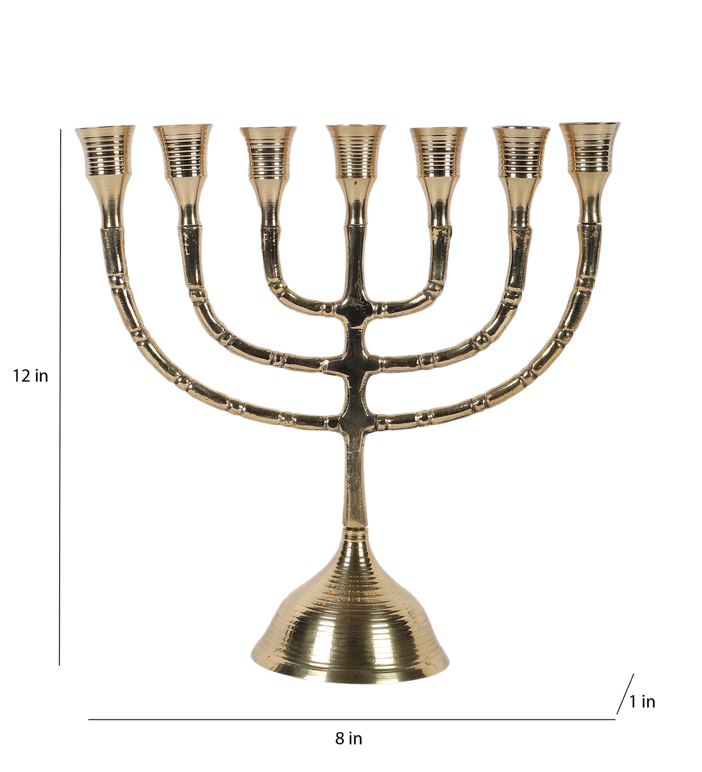 Aluminium Antique Gold Candle Stand