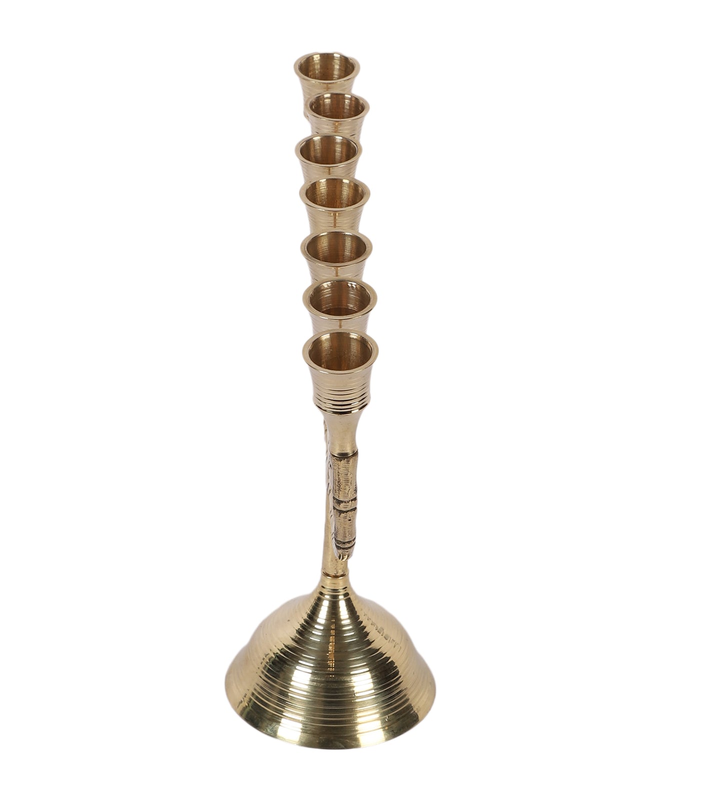 Aluminium Antique Gold Candle Stand