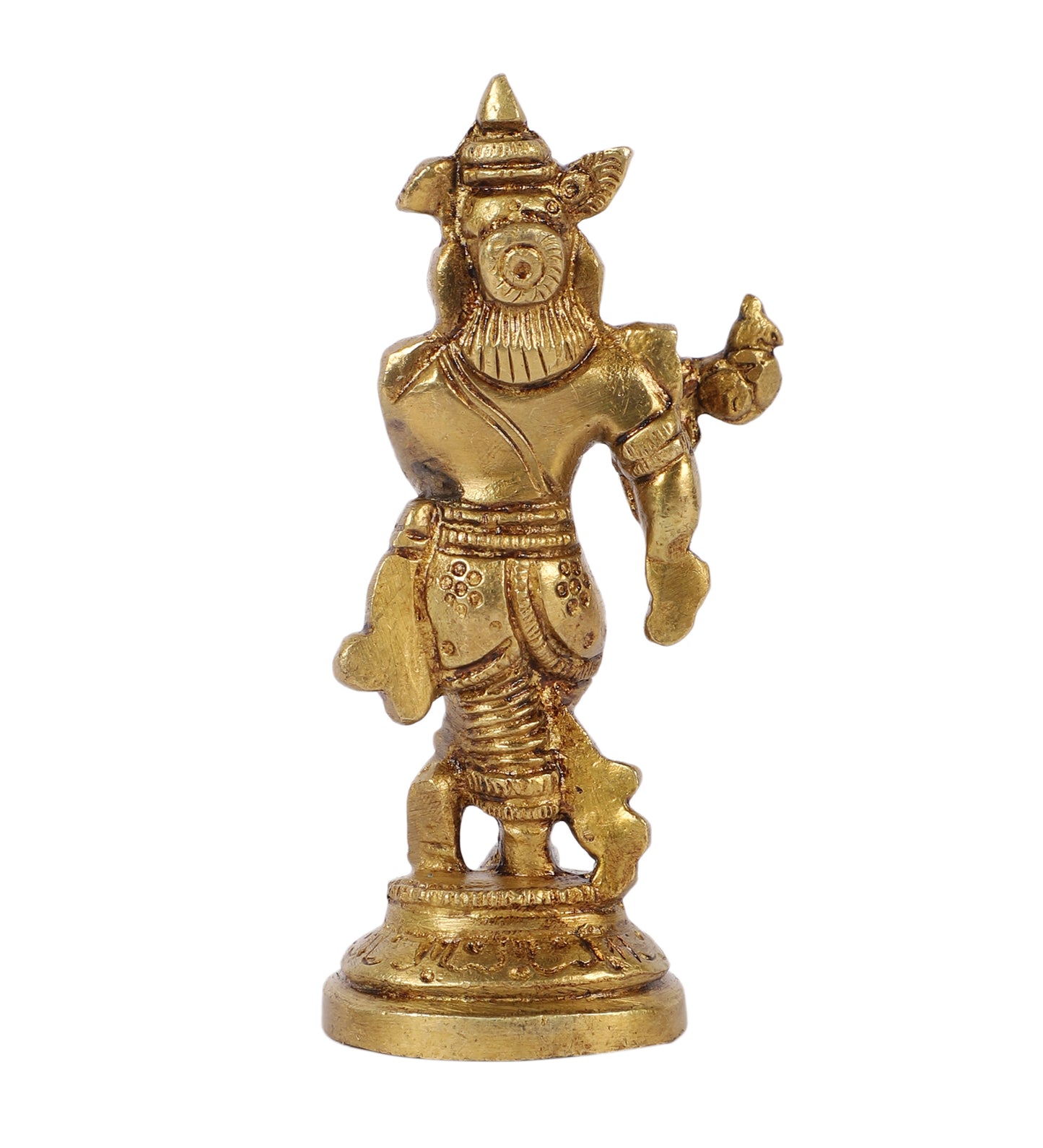 Brass Lord Krishna Idol