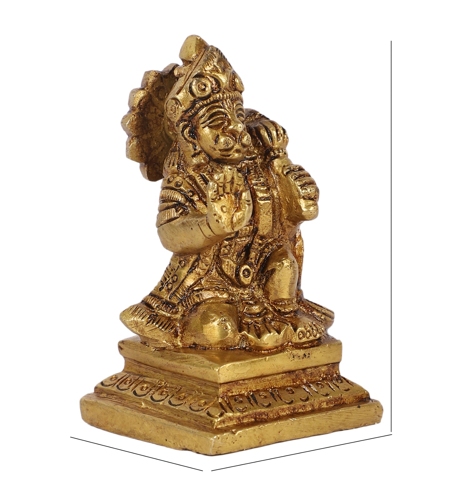 Brass Lord Hanuman Idol