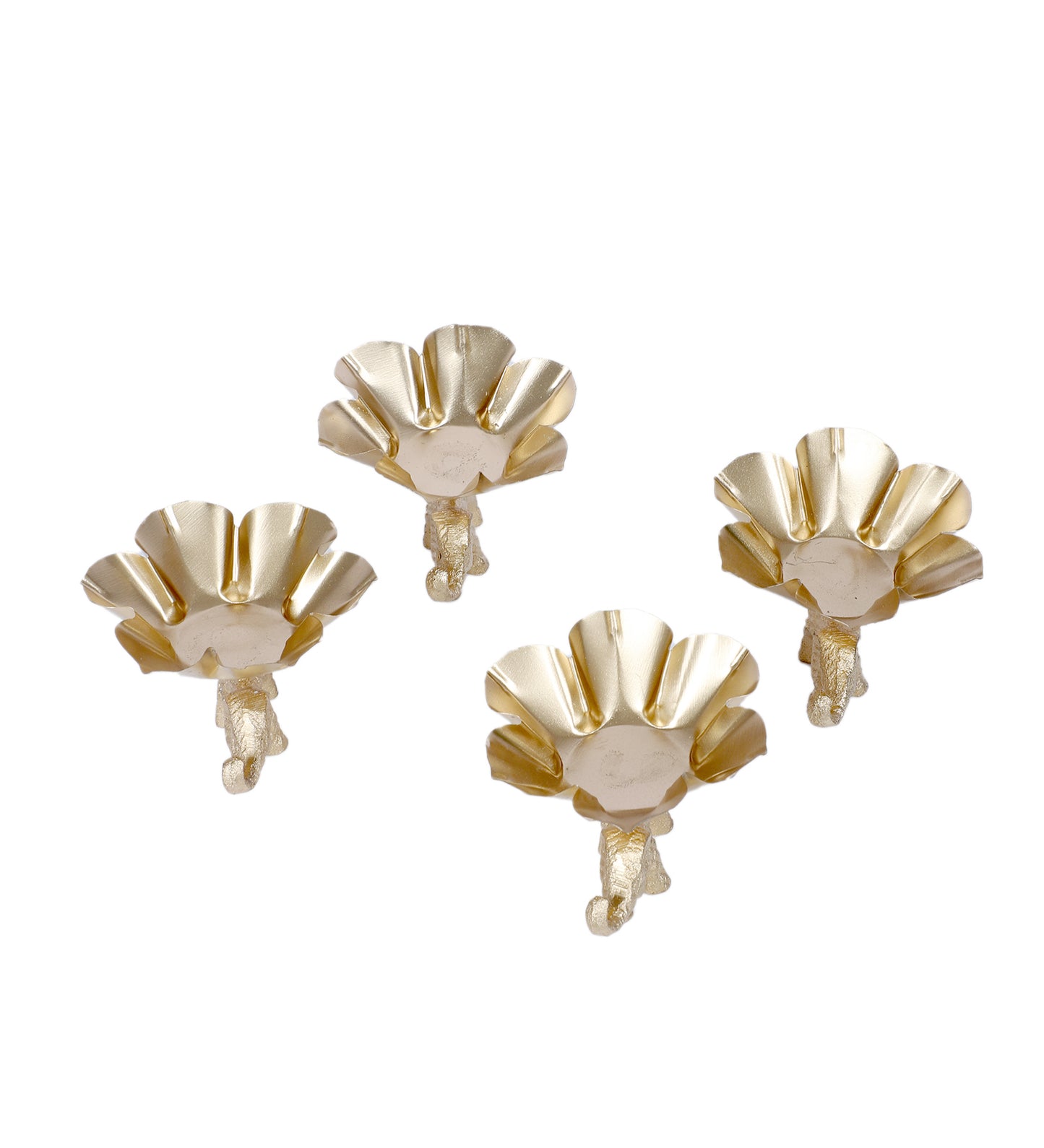 Elephant & Lotus Bowl Tealight Holder Set of 4