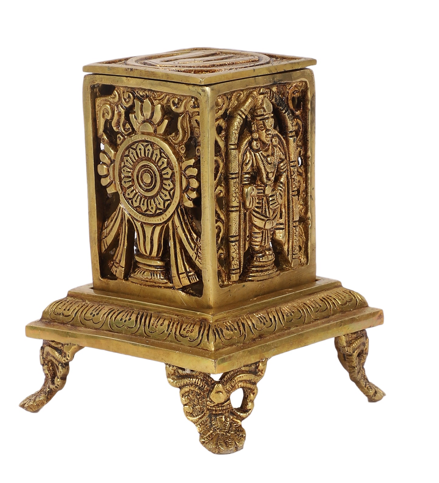 Brass Natraj Dhoop Stand
