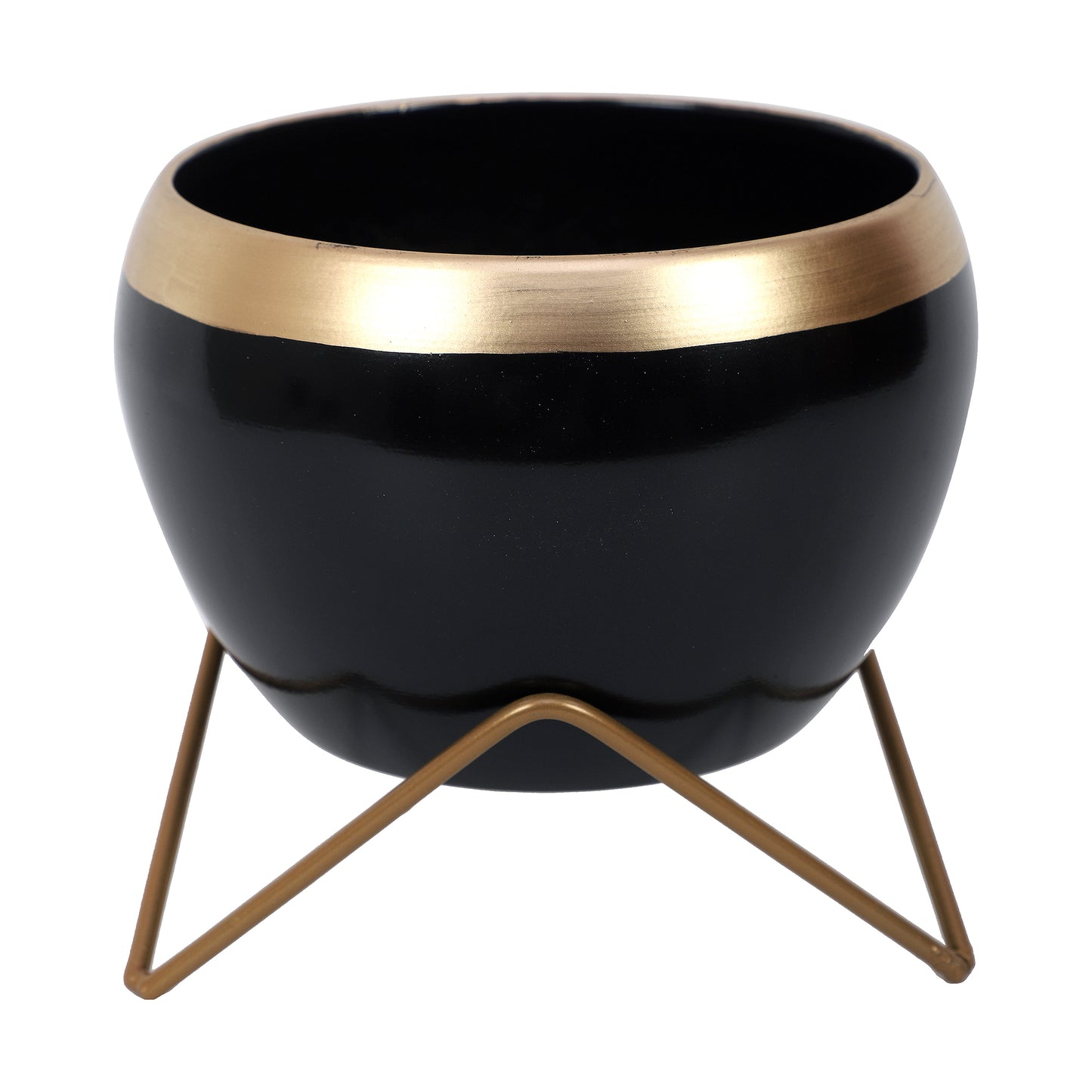 Black Apple Planter Set of 2