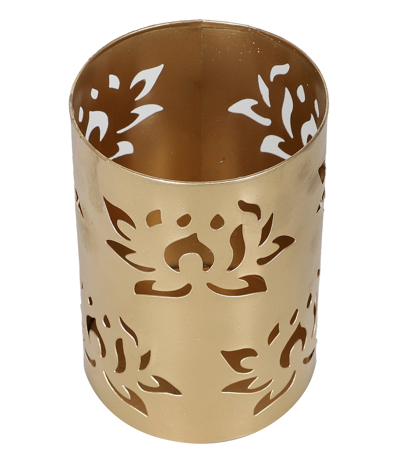 Gold Lotus Votive Tealight Holder Set of 3