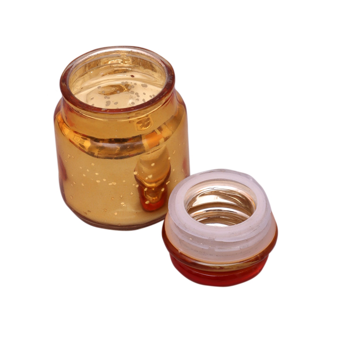 Gold Glass Jars With Lid Set of 4