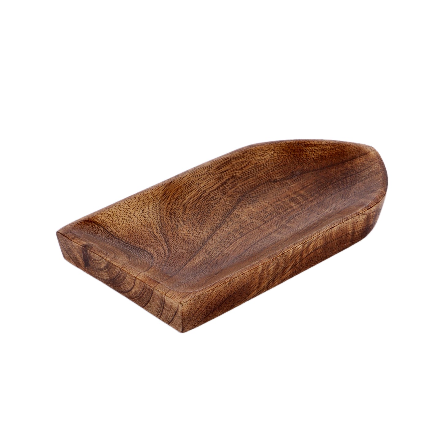 Boat Shape Mangowood Snacks Platter Set of 9
