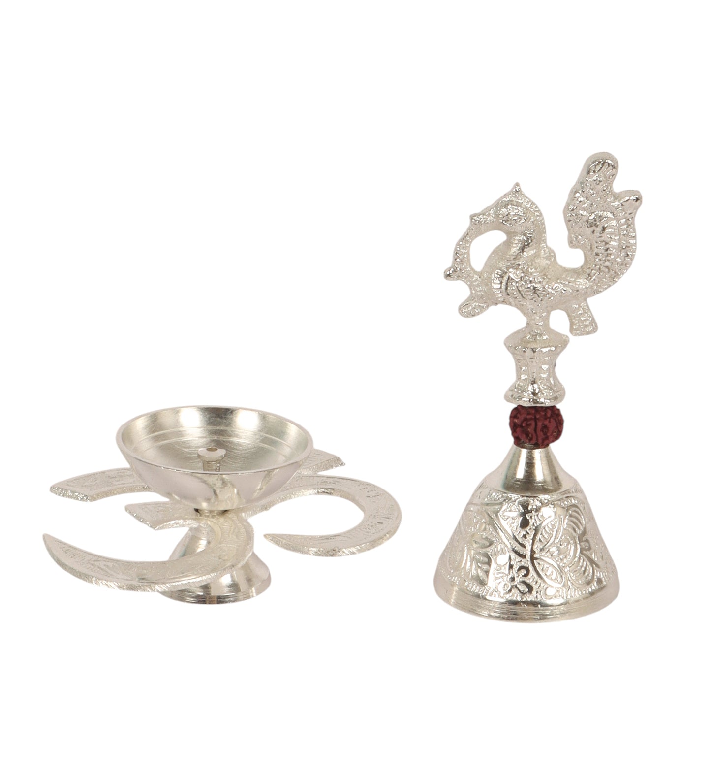 Om Diya and Bell set of 2