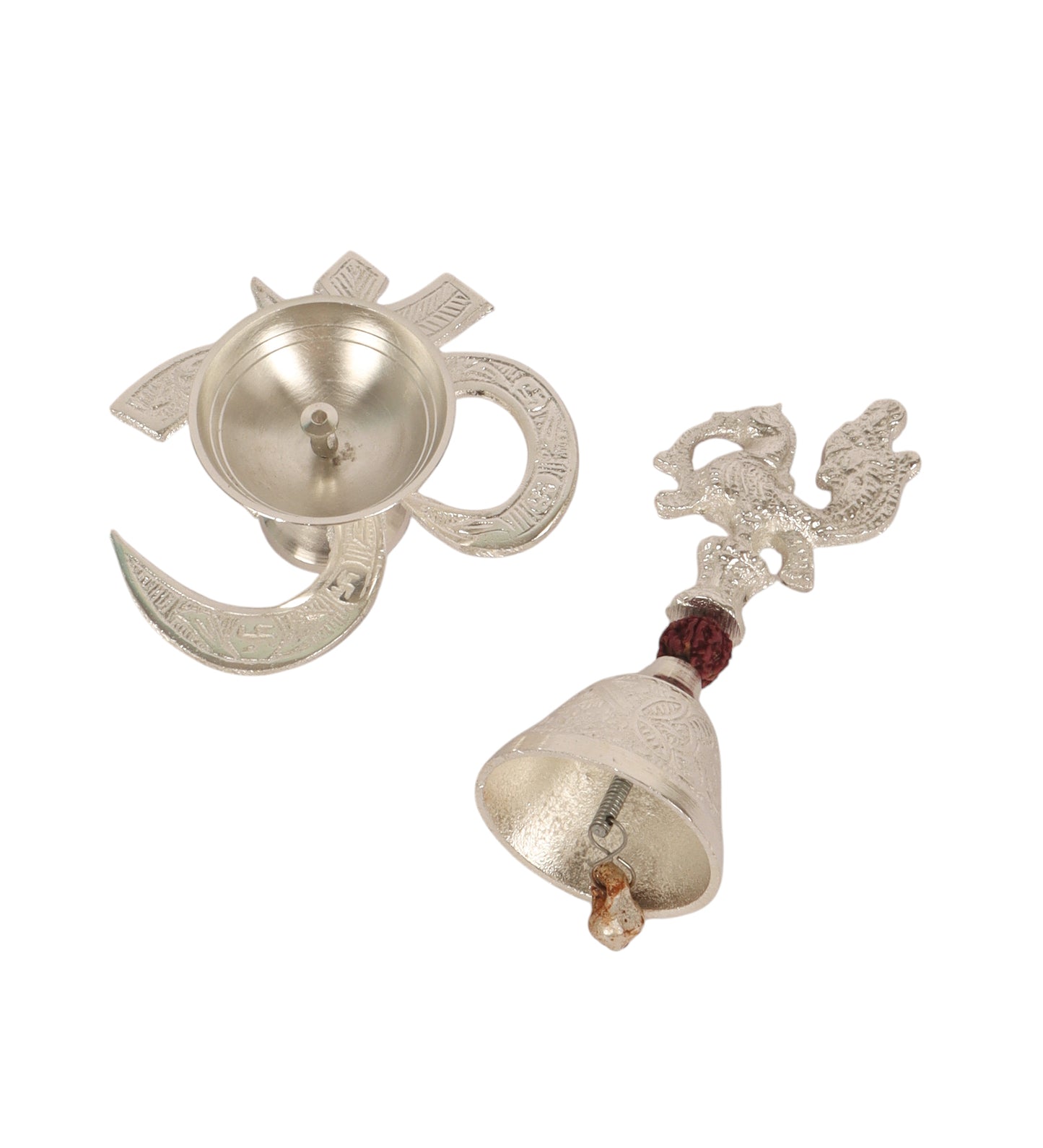 Om Diya and Bell set of 2