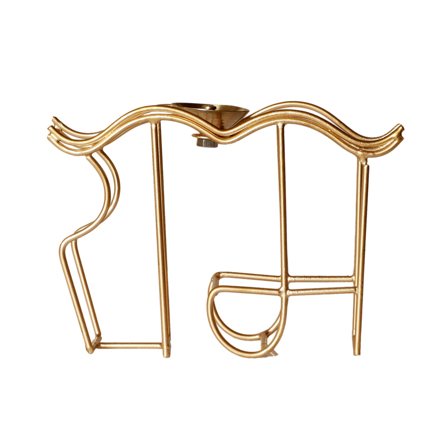 Gold Iron & Brass Ram Akhand Diya