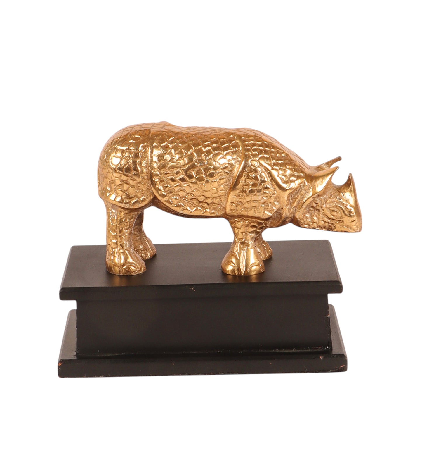 Aluminium Rhino table Decor
