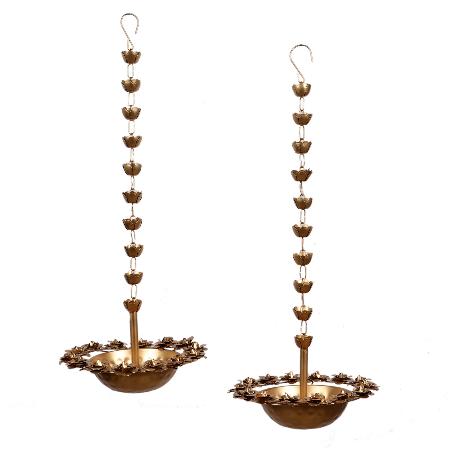 Hanging Rose Urli Set of 2