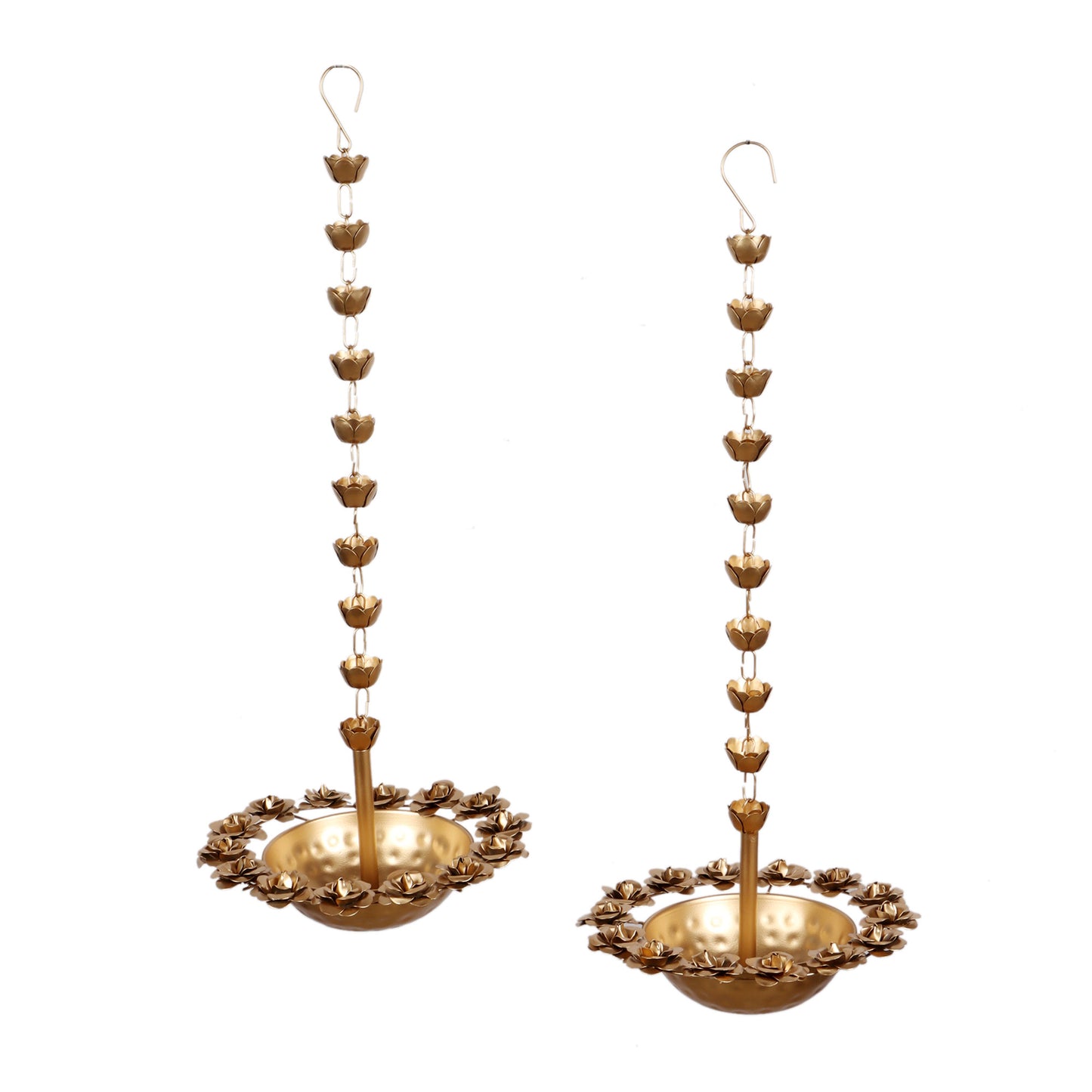 Hanging Rose Urli Set of 2