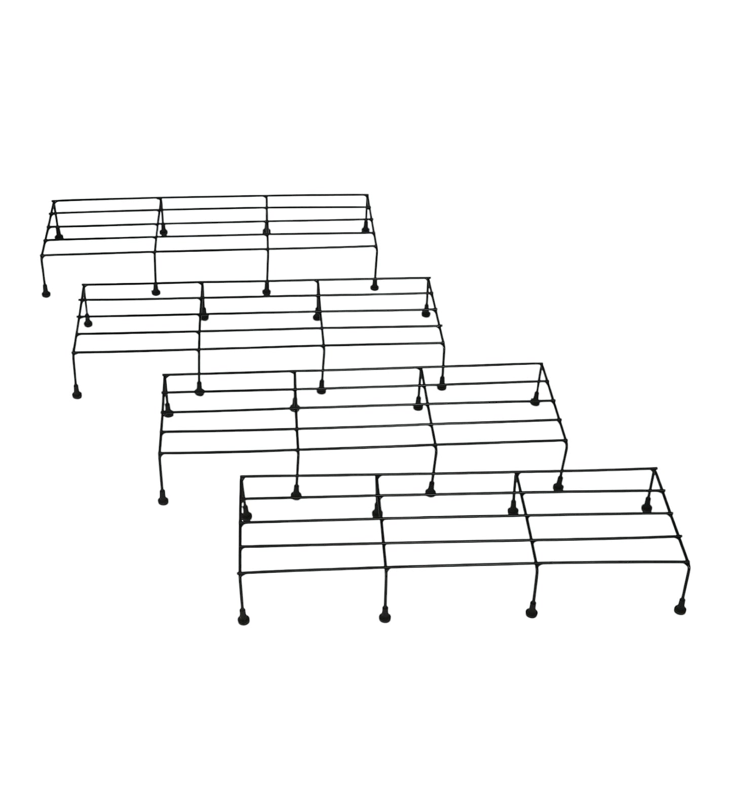 Black Flower Pot Stand Set of 4