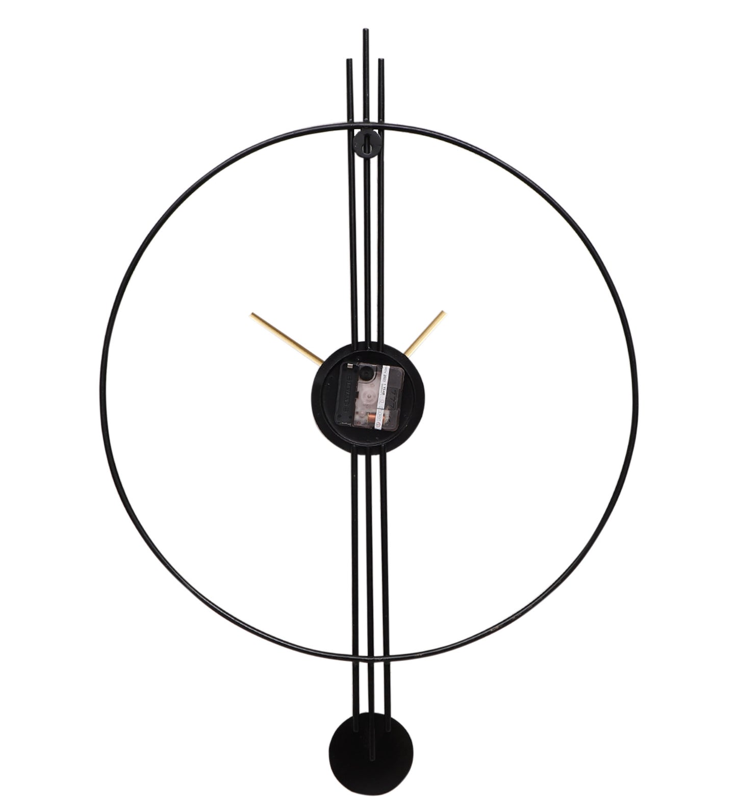 Ring & Stripes Metal Wall Clock