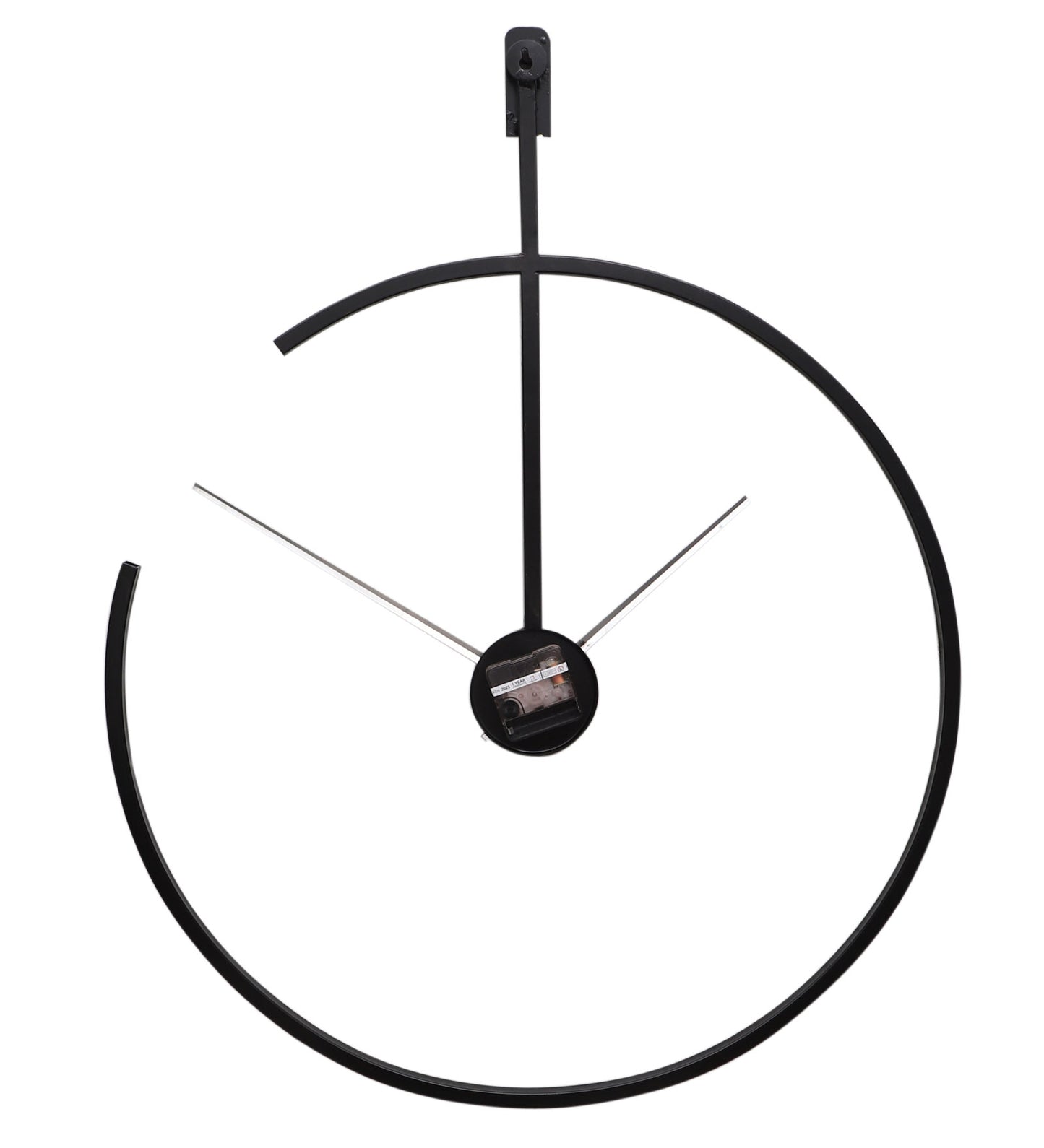 Half Ring Metal Wall Clock