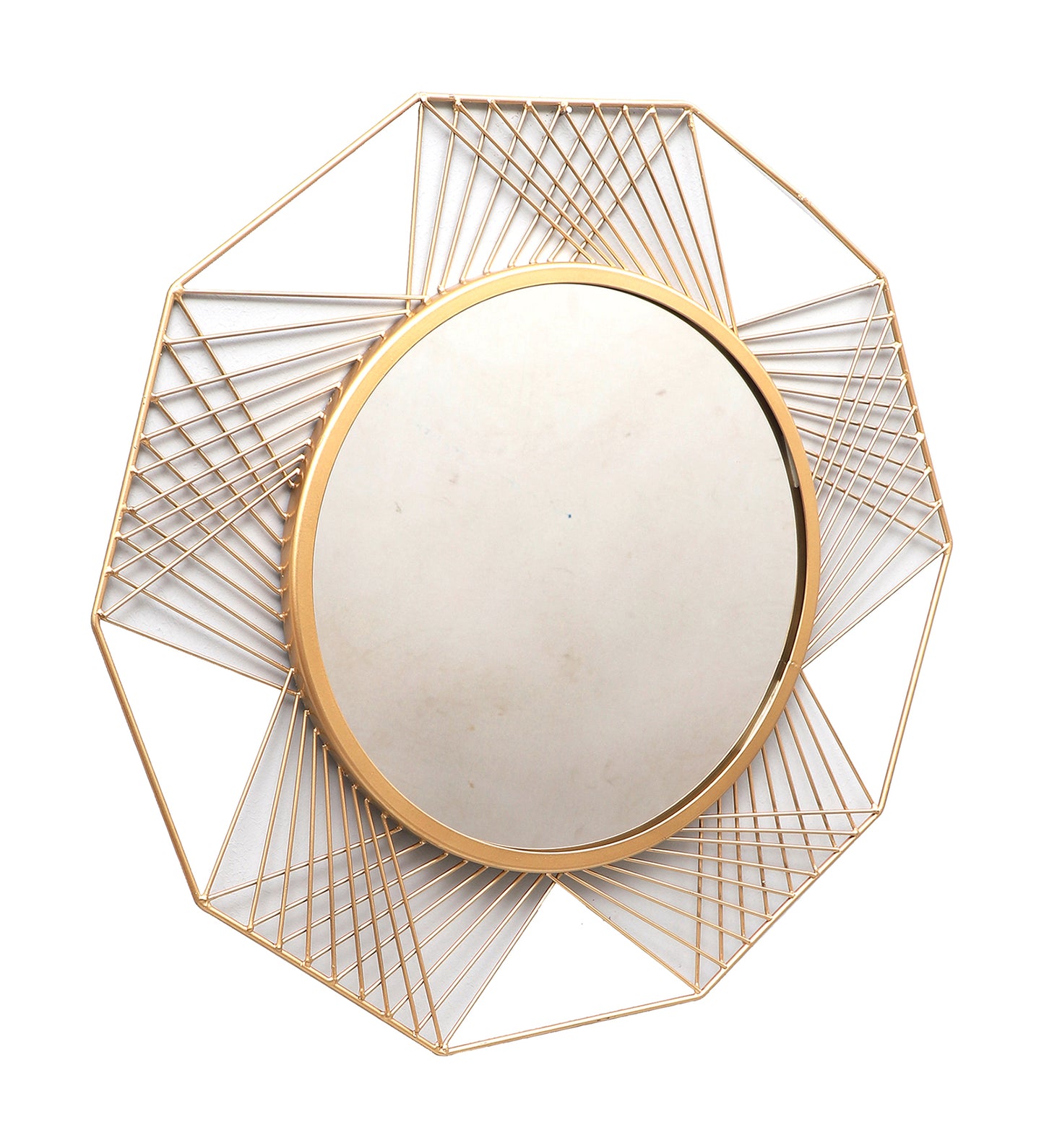 Hexagon Lines Mirror