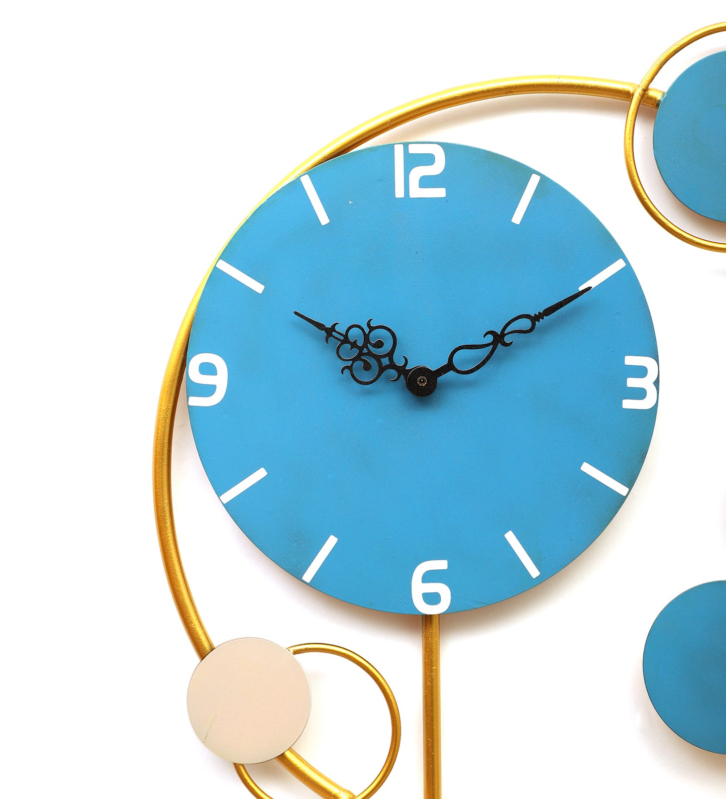 Green & Gold Pendulam Clock