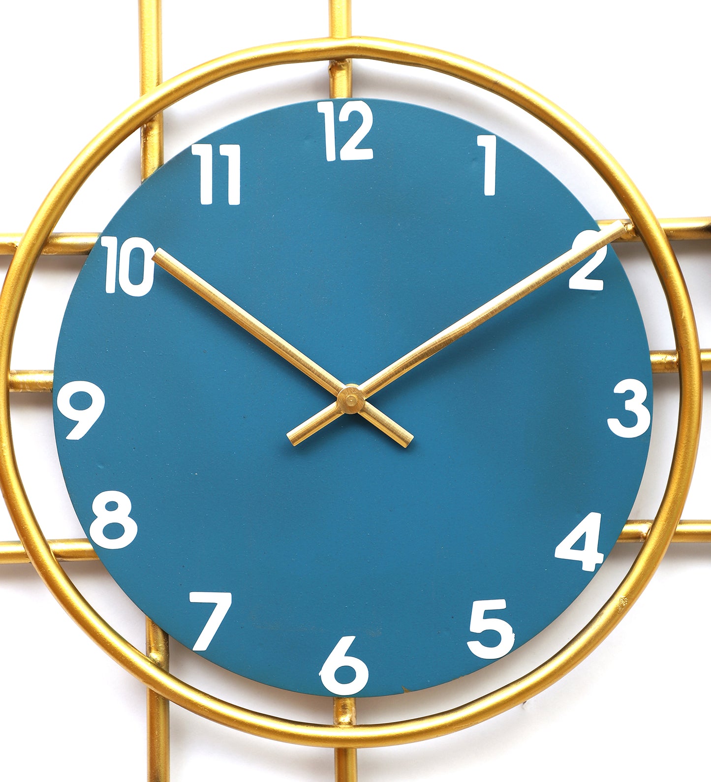 Green & Gold Double Pendulam Clock