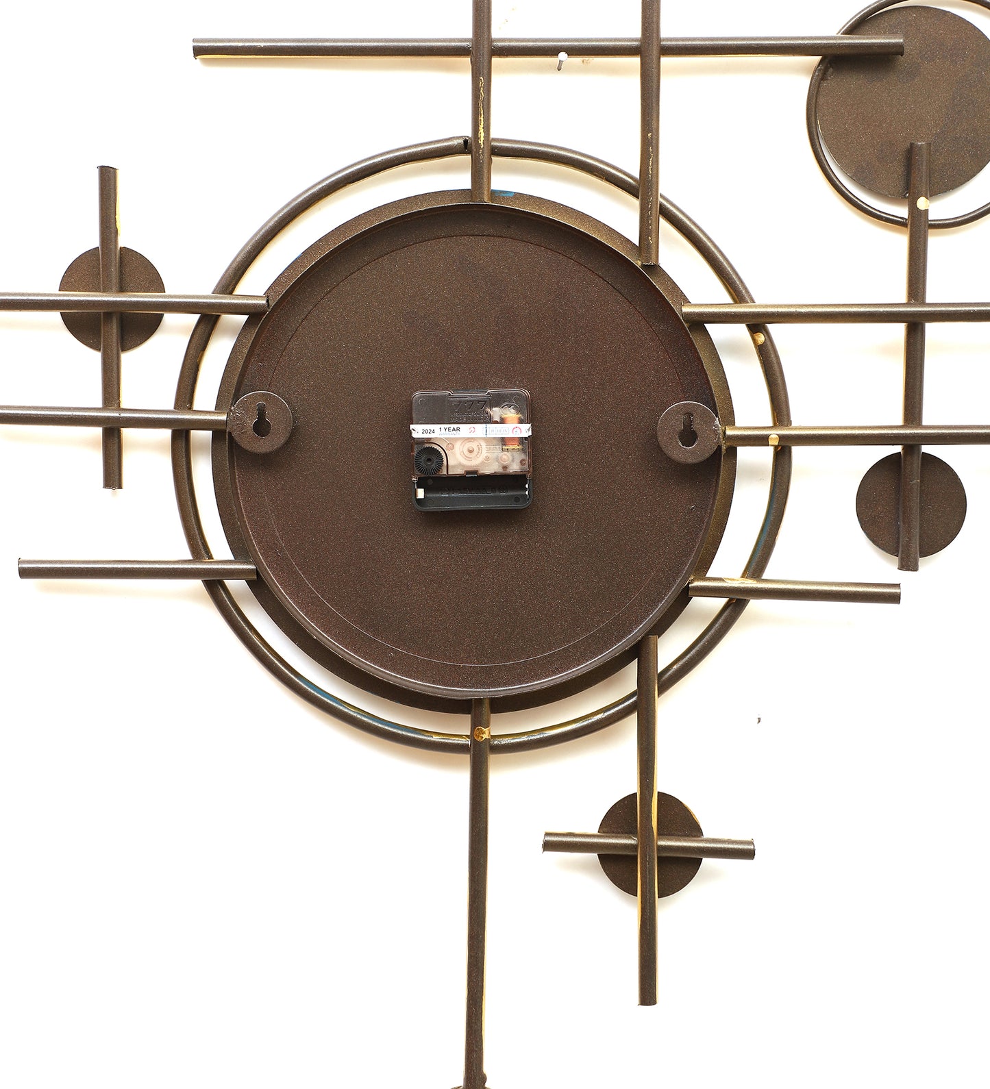 Green & Gold Double Pendulam Clock