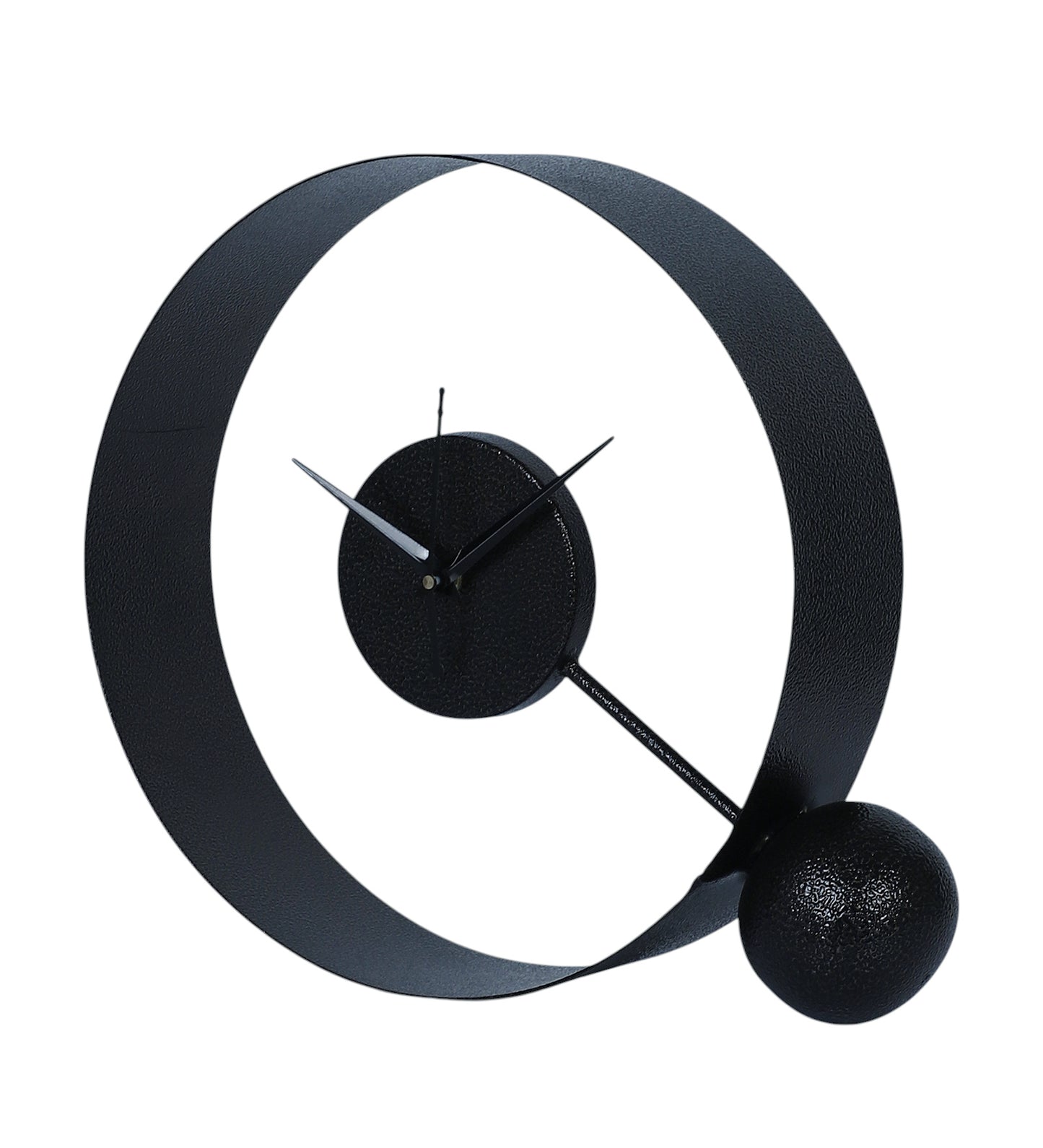 Black Round Ball Table Clock