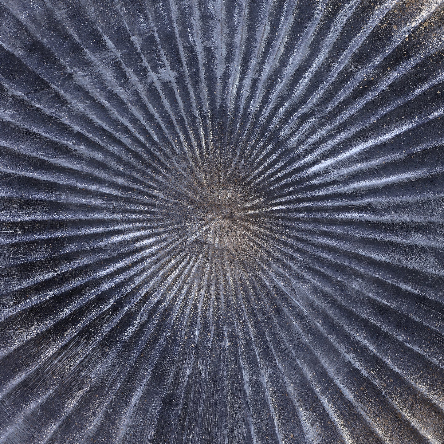 Grey & Gold Hammered Wall Décor Set of 3